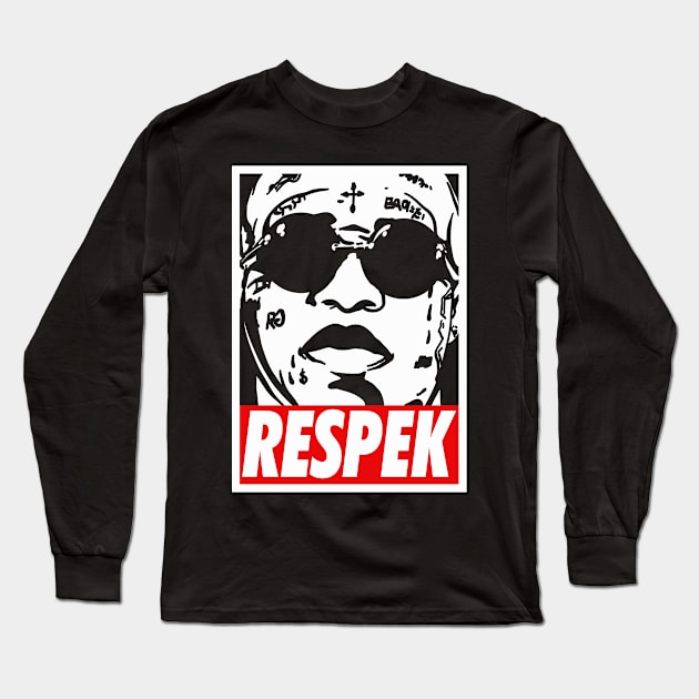 Respek Long Sleeve T-Shirt by SilverBaX